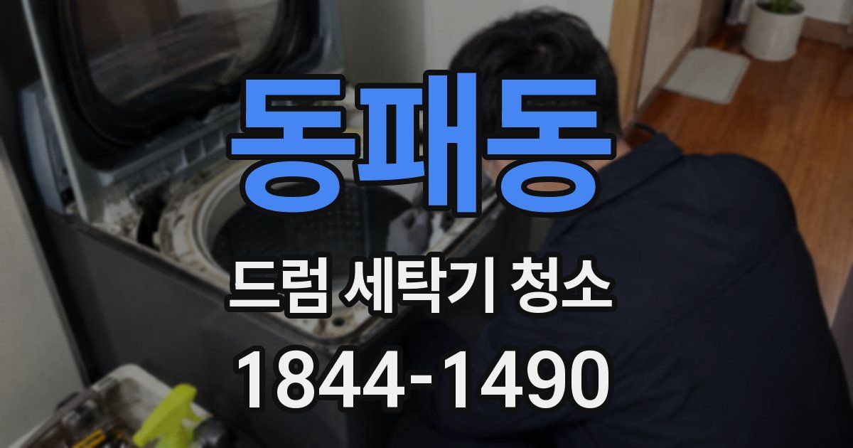 동패동 드럼 세탁기 청소