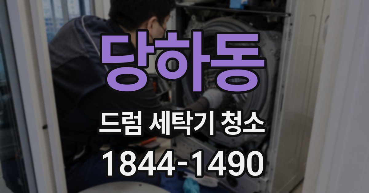 당하동 드럼 세탁기 청소