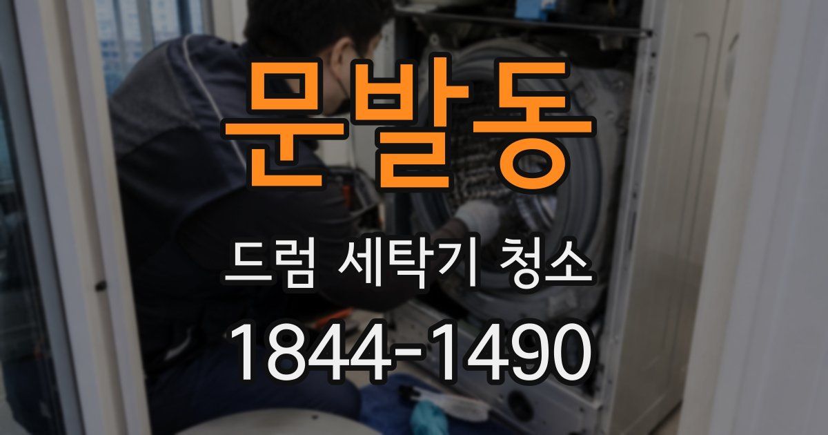 문발동 드럼 세탁기 청소