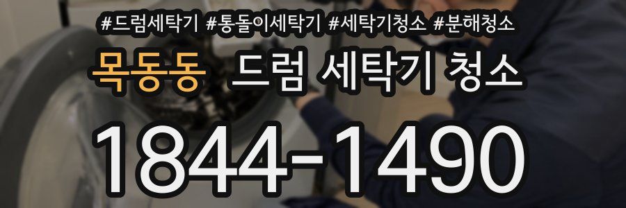 목동동 드럼 세탁기 청소