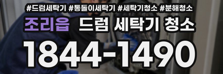 조리읍 드럼 세탁기 청소
