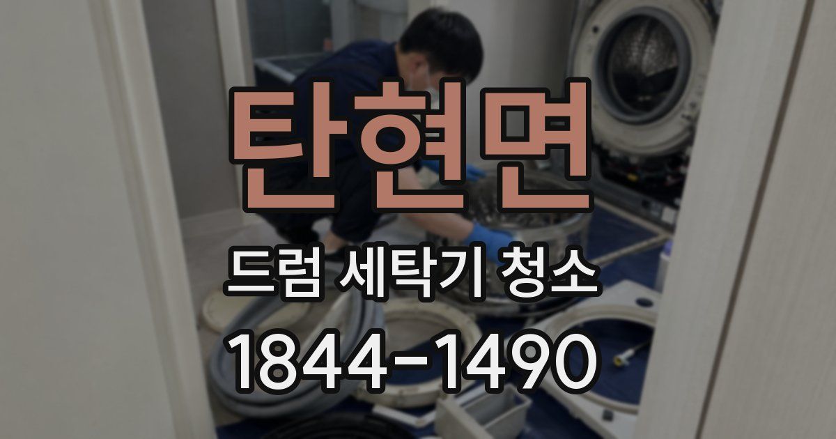 탄현면 드럼 세탁기 청소
