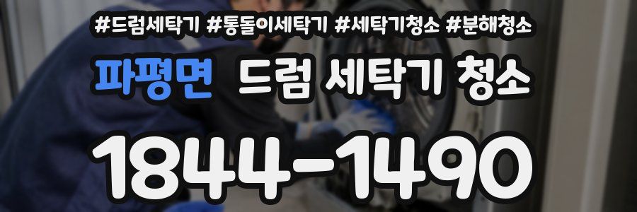 파평면 드럼 세탁기 청소