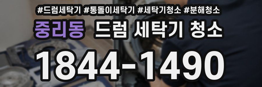 중리동 드럼 세탁기 청소