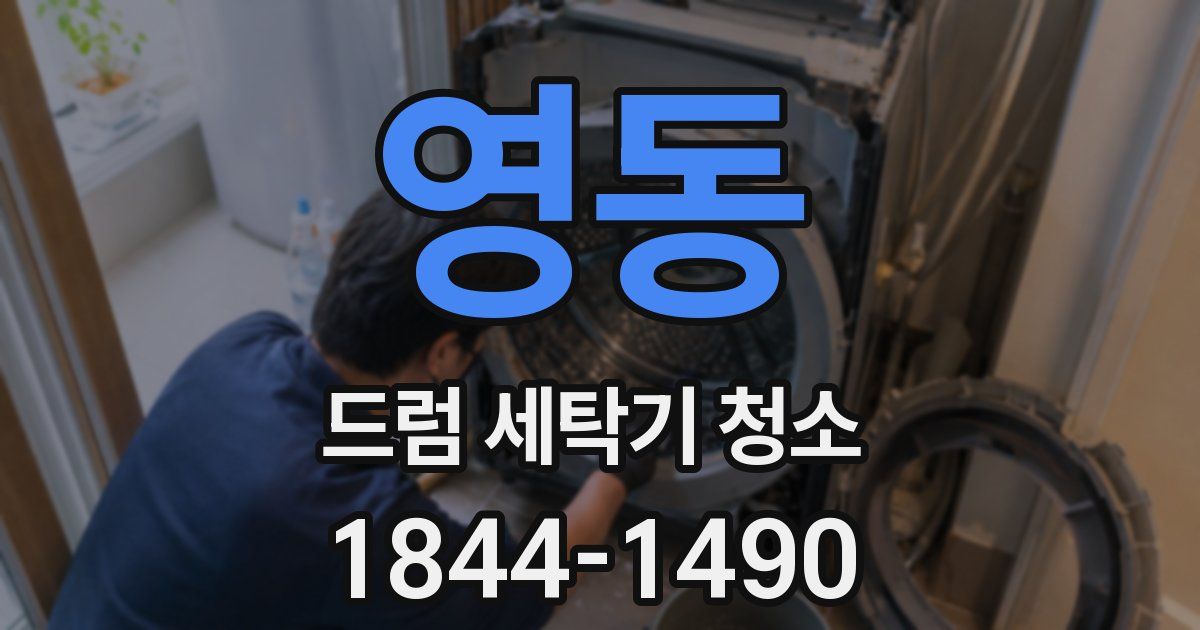 영동 드럼 세탁기 청소