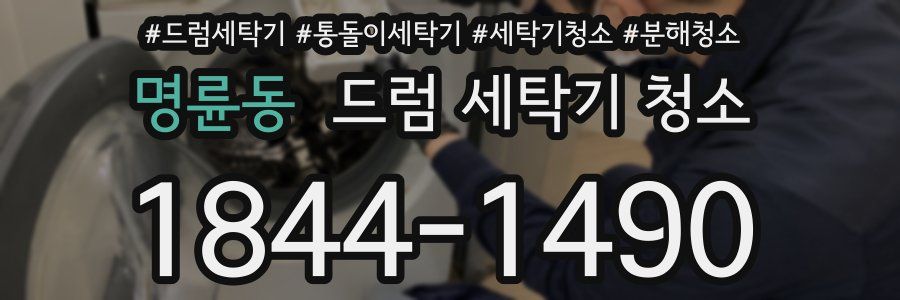 명륜동 드럼 세탁기 청소