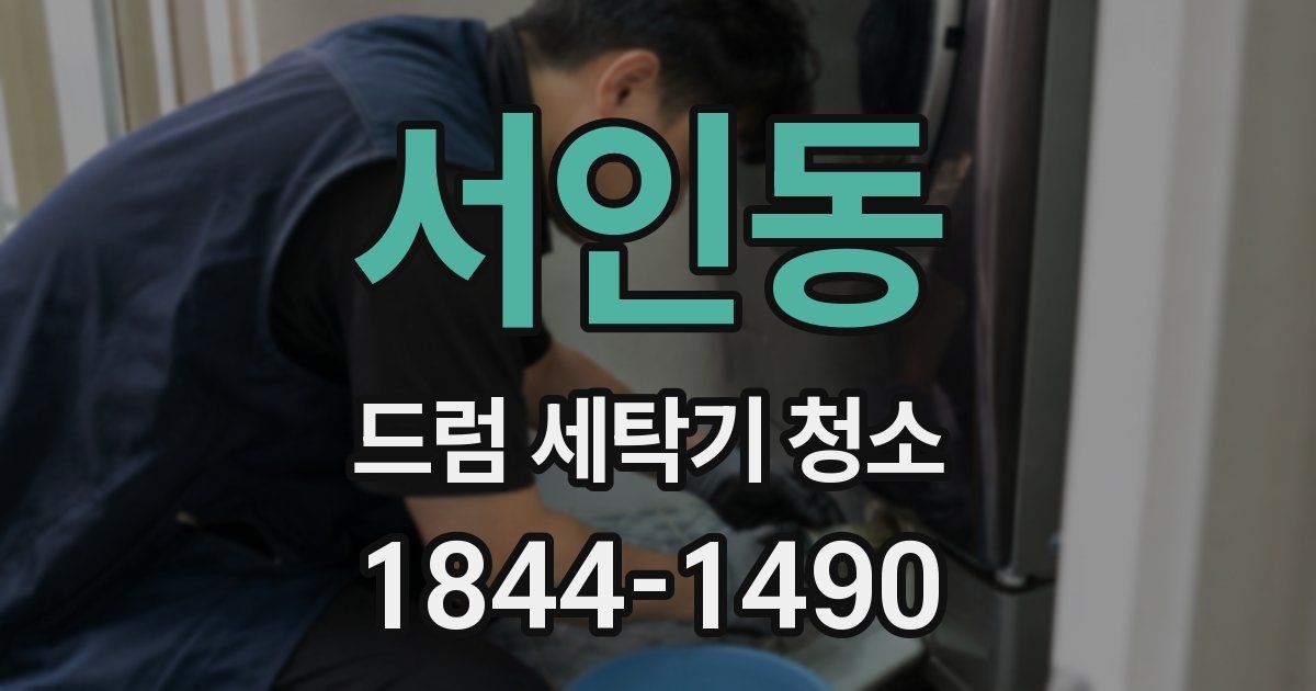 서인동 드럼 세탁기 청소