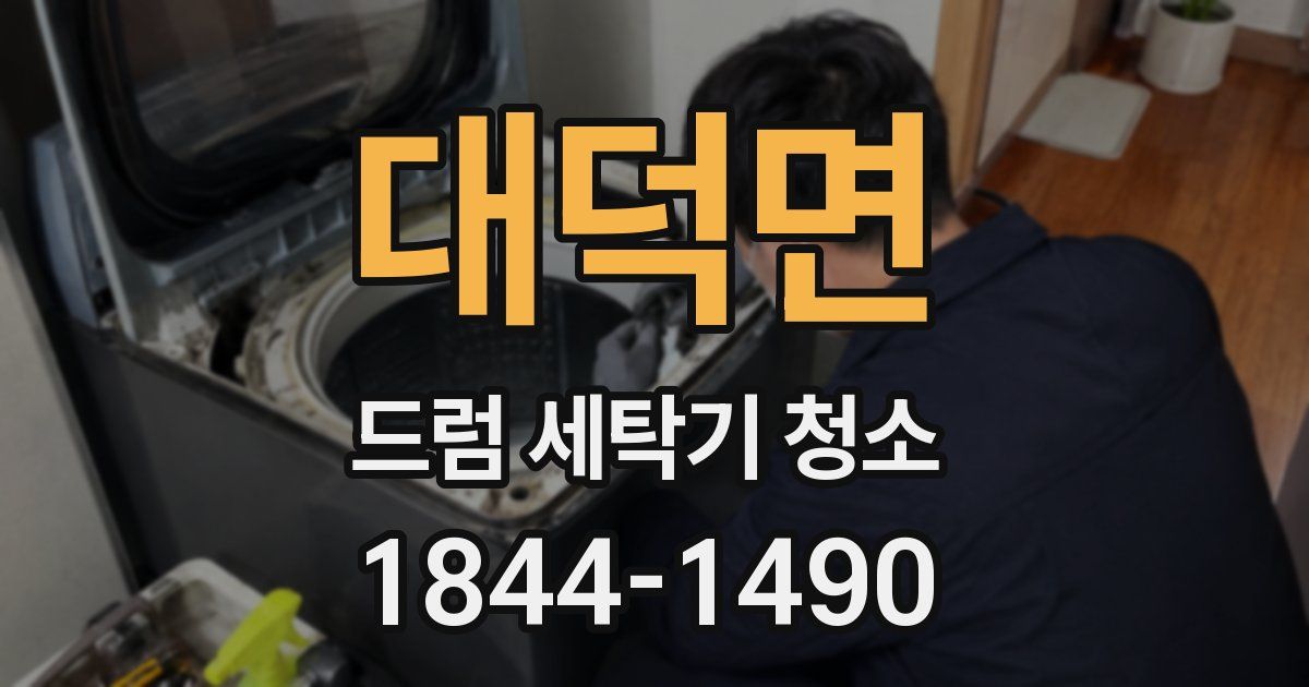 대덕면 드럼 세탁기 청소