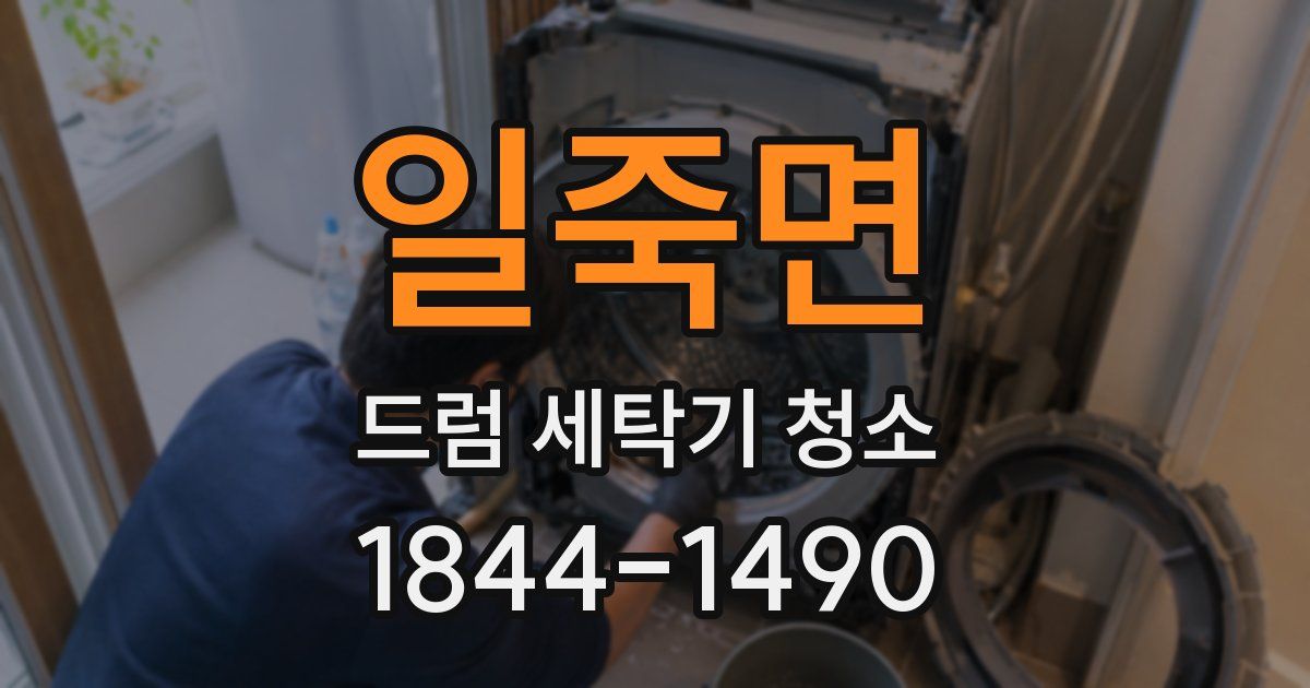 일죽면 드럼 세탁기 청소