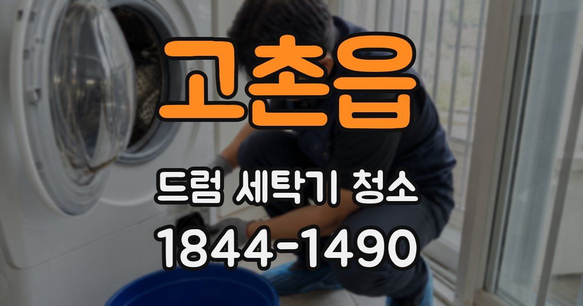 고촌읍 드럼 세탁기 청소