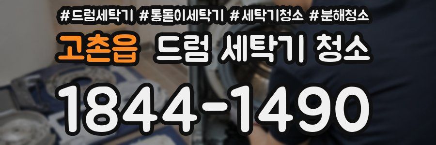 고촌읍 드럼 세탁기 청소