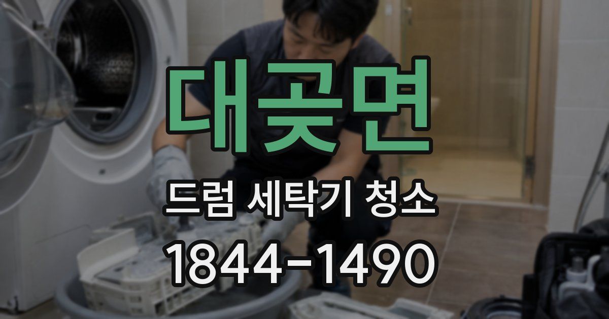 대곶면 드럼 세탁기 청소