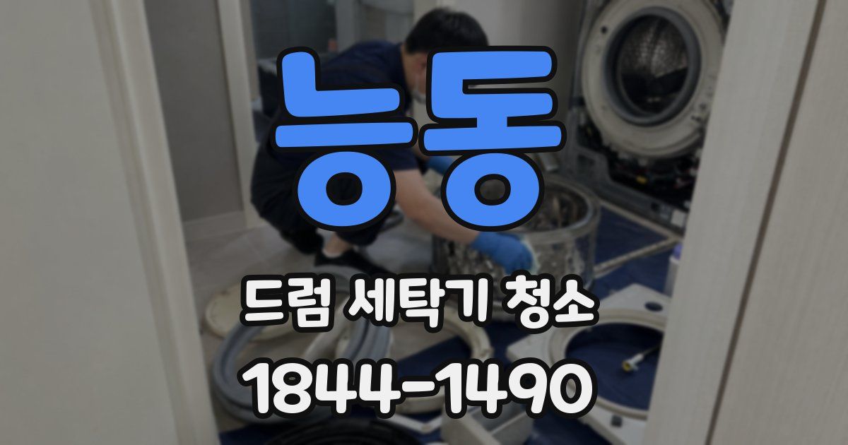 능동 드럼 세탁기 청소