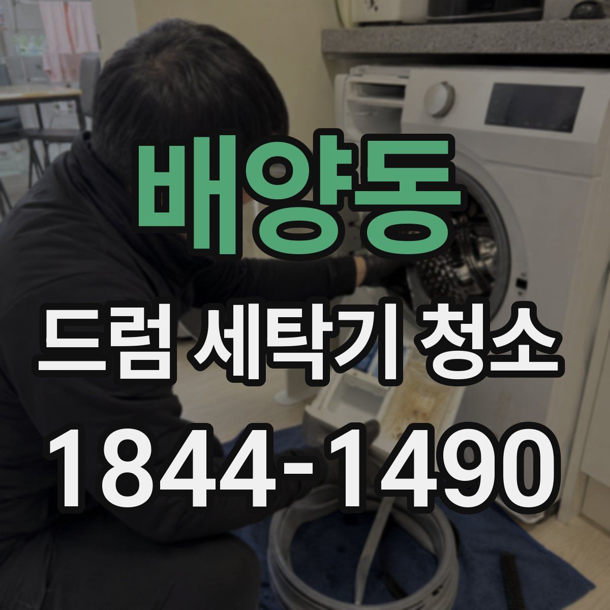 배양동 드럼 세탁기 청소