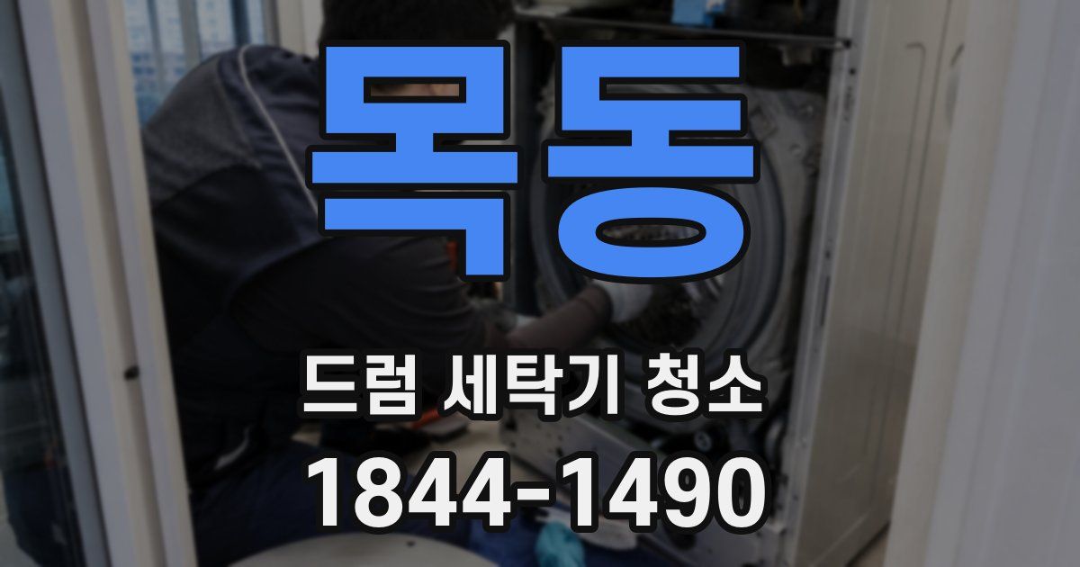 목동 드럼 세탁기 청소