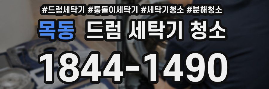 목동 드럼 세탁기 청소