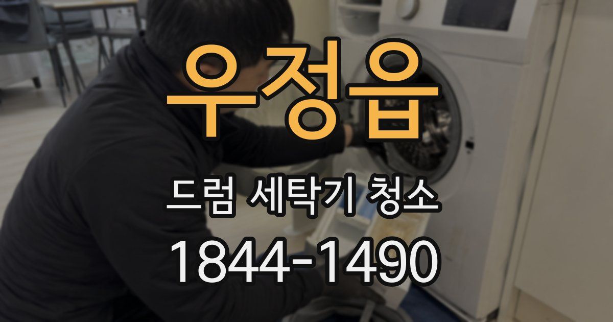 우정읍 드럼 세탁기 청소