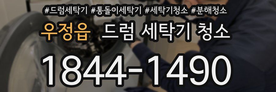 우정읍 드럼 세탁기 청소