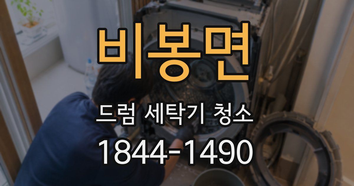 비봉면 드럼 세탁기 청소