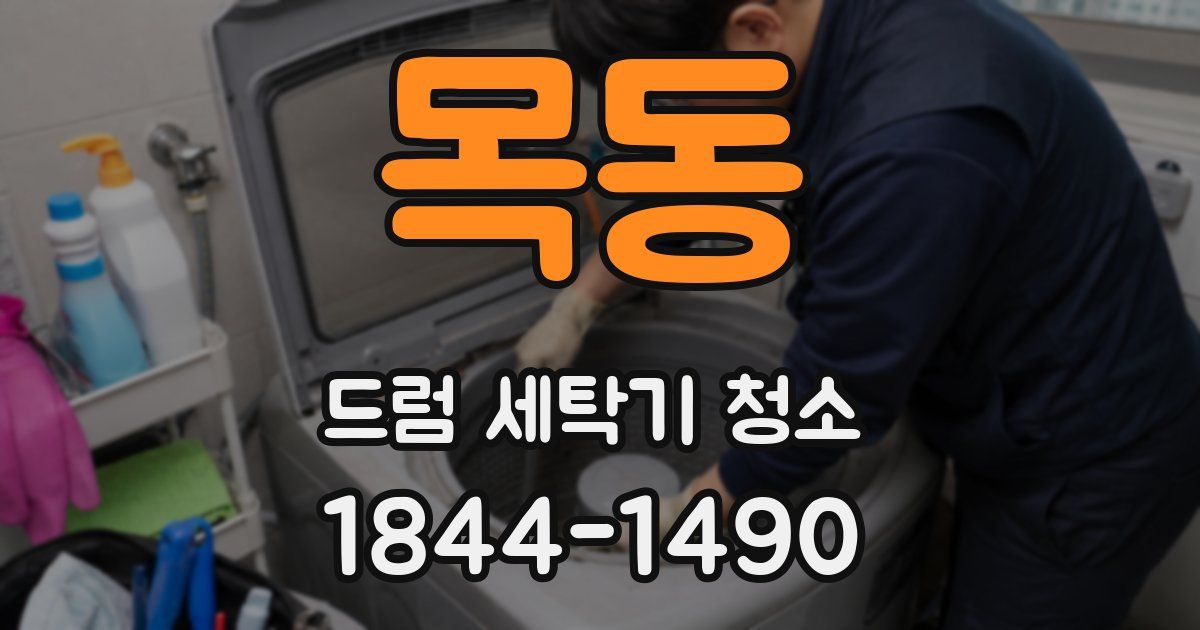목동 드럼 세탁기 청소