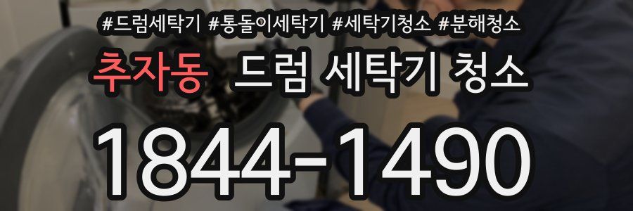 추자동 드럼 세탁기 청소
