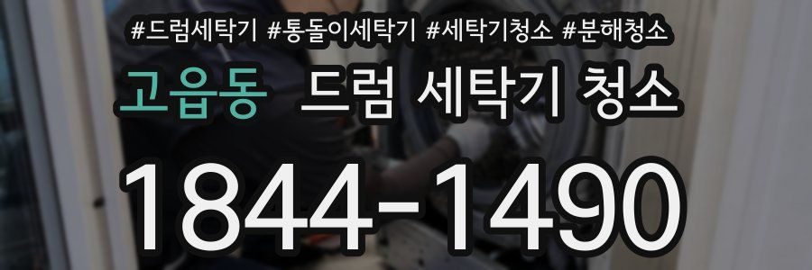 고읍동 드럼 세탁기 청소