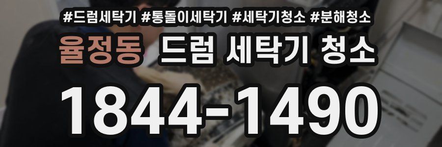 율정동 드럼 세탁기 청소