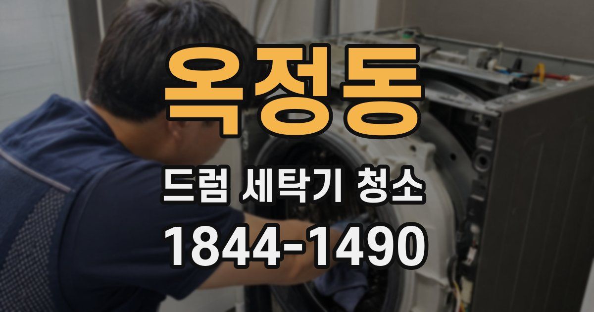 옥정동 드럼 세탁기 청소