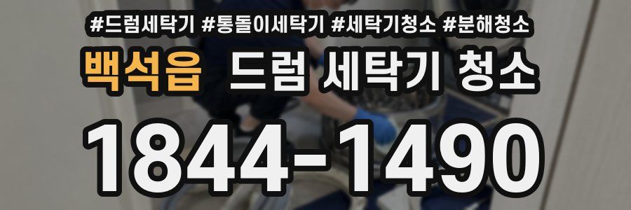 백석읍 드럼 세탁기 청소