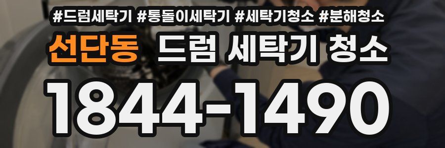 선단동 드럼 세탁기 청소