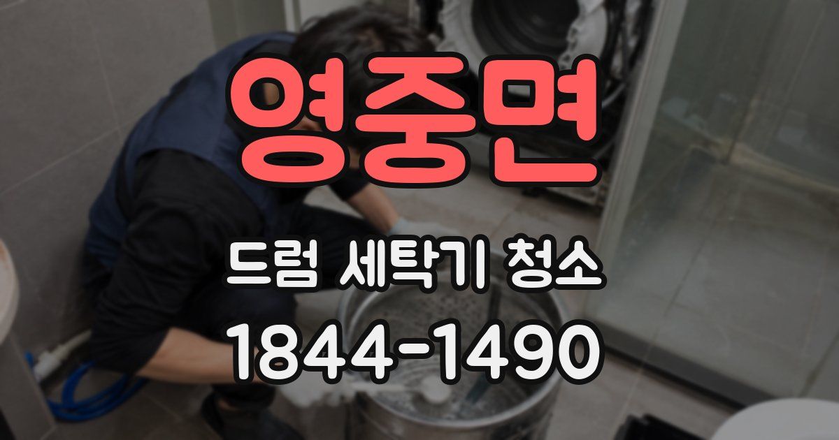 영중면 드럼 세탁기 청소