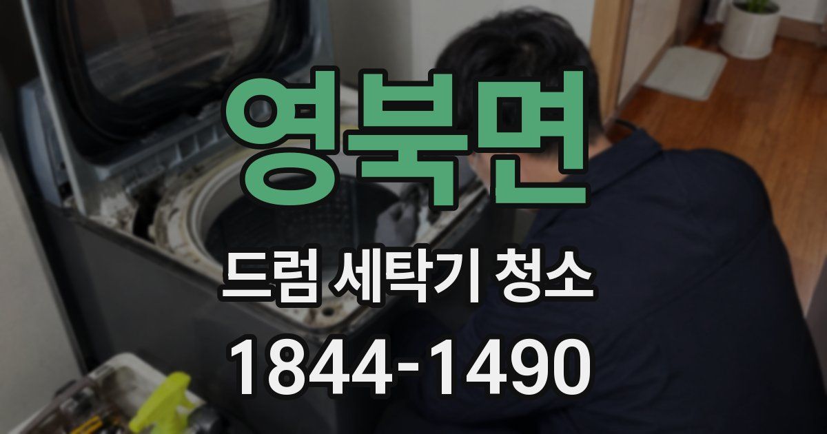영북면 드럼 세탁기 청소