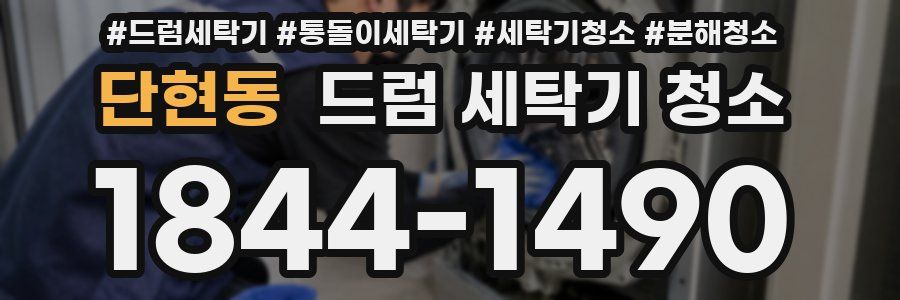 단현동 드럼 세탁기 청소
