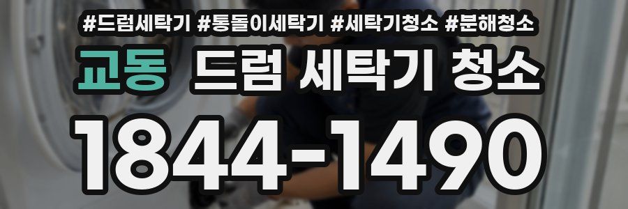 교동 드럼 세탁기 청소
