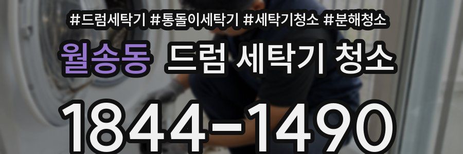 월송동 드럼 세탁기 청소