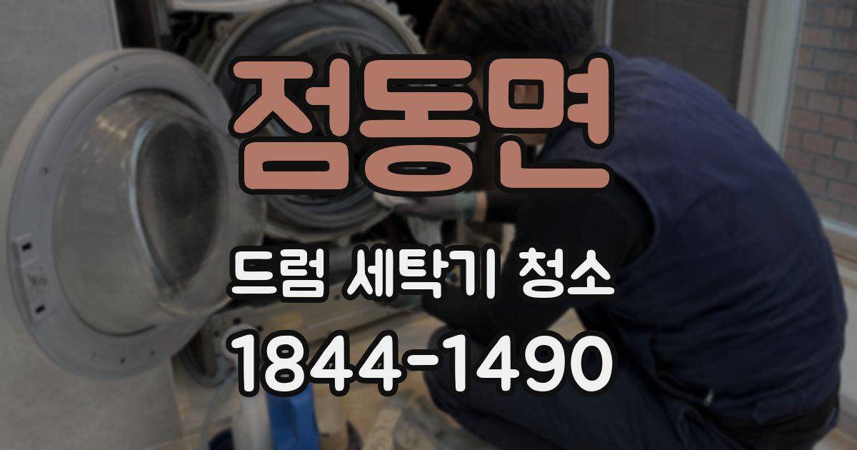 점동면 드럼 세탁기 청소