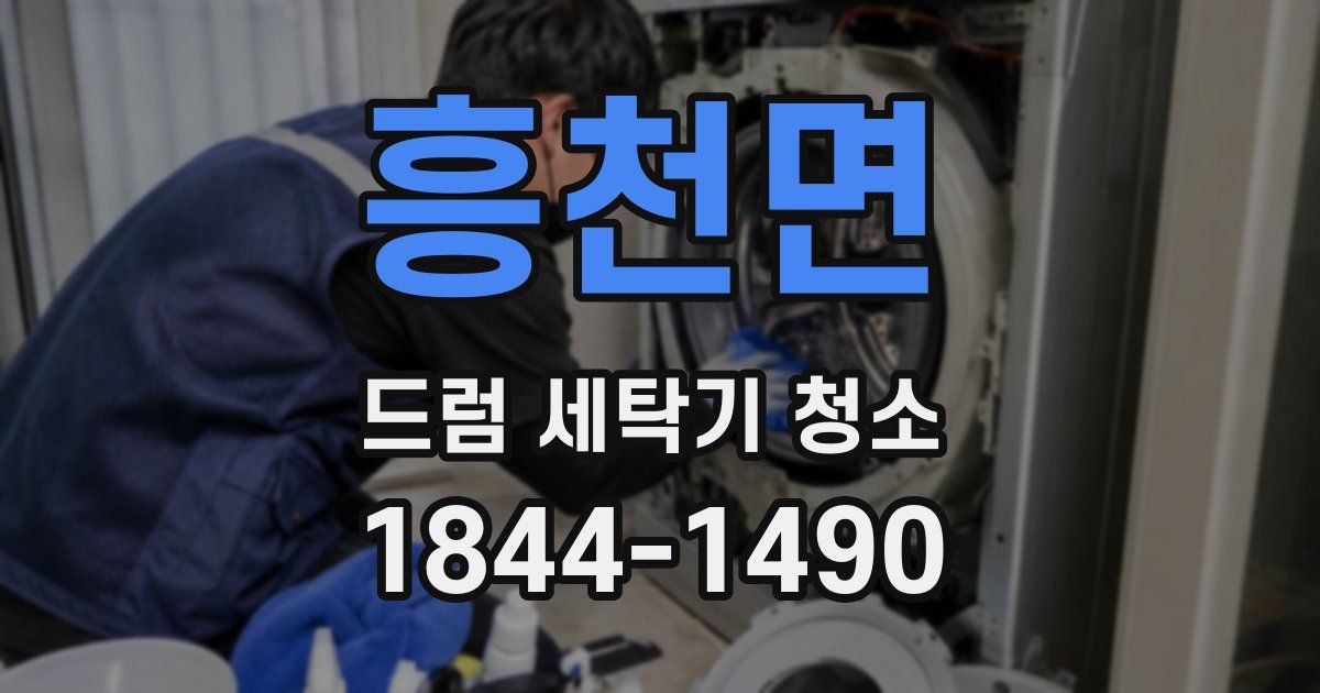 흥천면 드럼 세탁기 청소