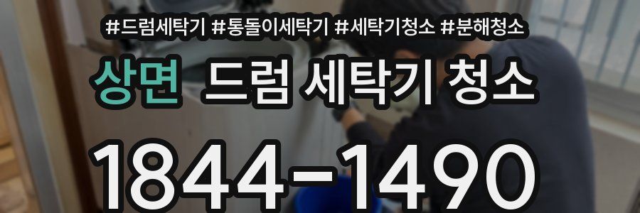 상면 드럼 세탁기 청소