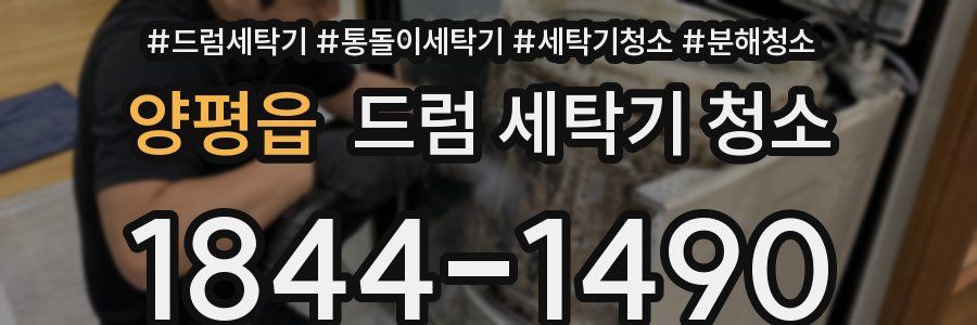 양평읍 드럼 세탁기 청소