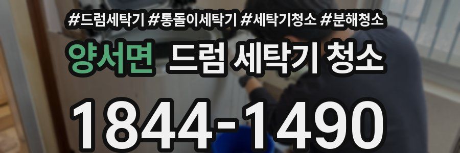 양서면 드럼 세탁기 청소