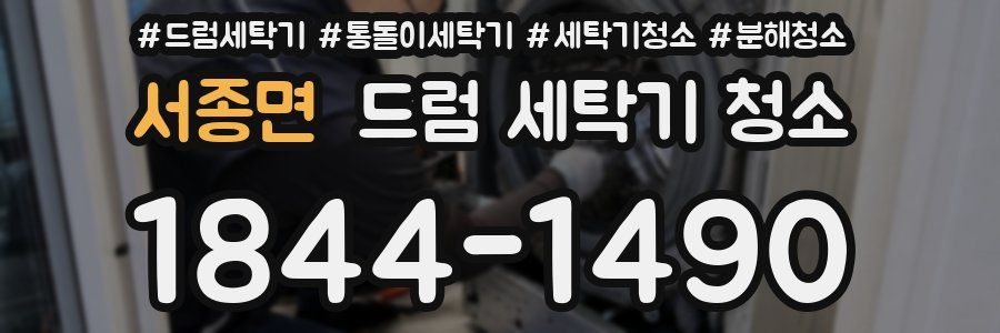 서종면 드럼 세탁기 청소
