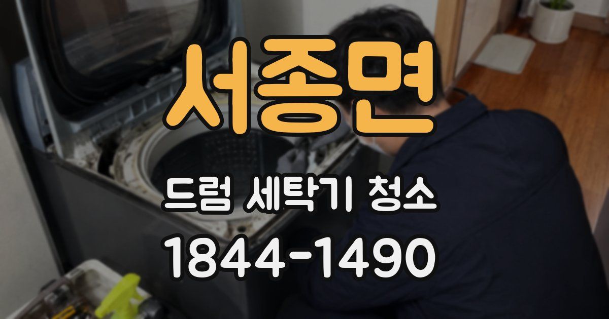 서종면 드럼 세탁기 청소