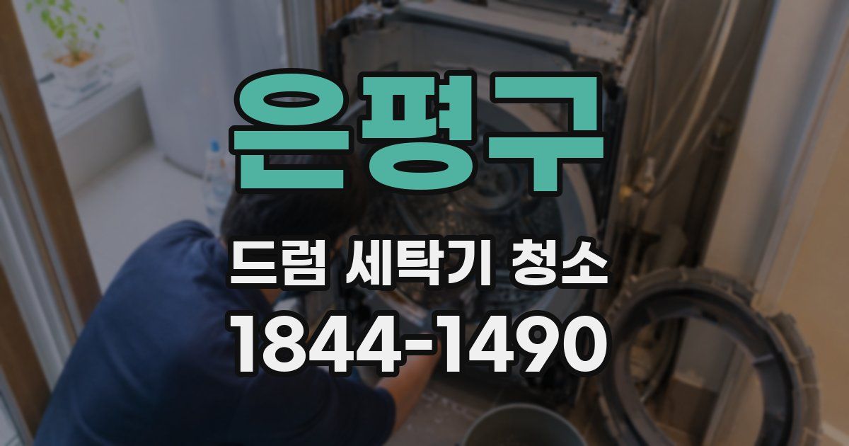 은평구 드럼 세탁기 청소