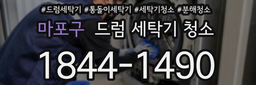 마포구 드럼 세탁기 청소