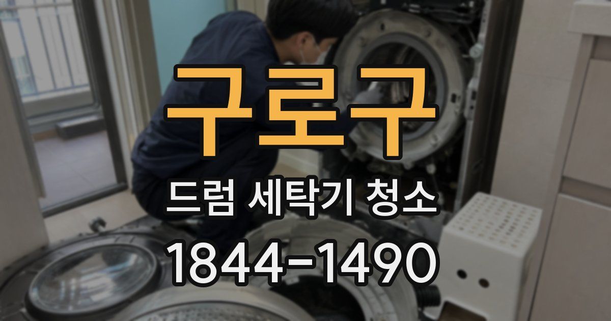 구로구 드럼 세탁기 청소