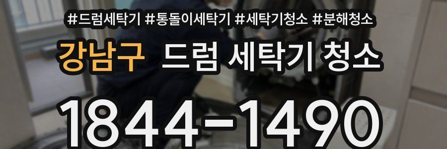 강남구 드럼 세탁기 청소