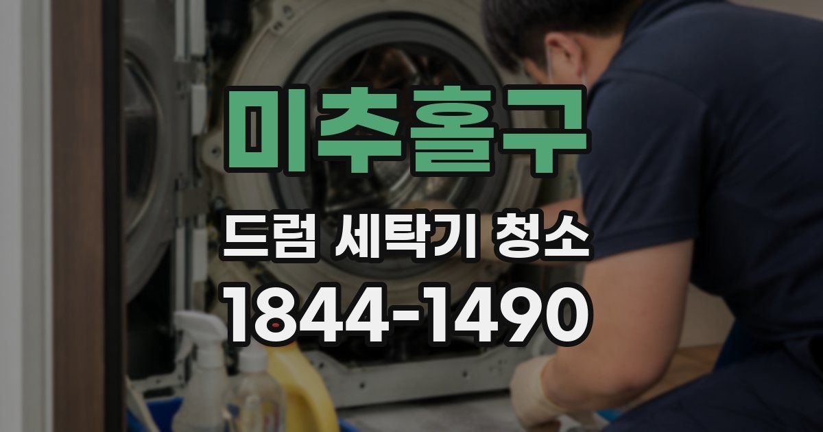 미추홀구 드럼 세탁기 청소