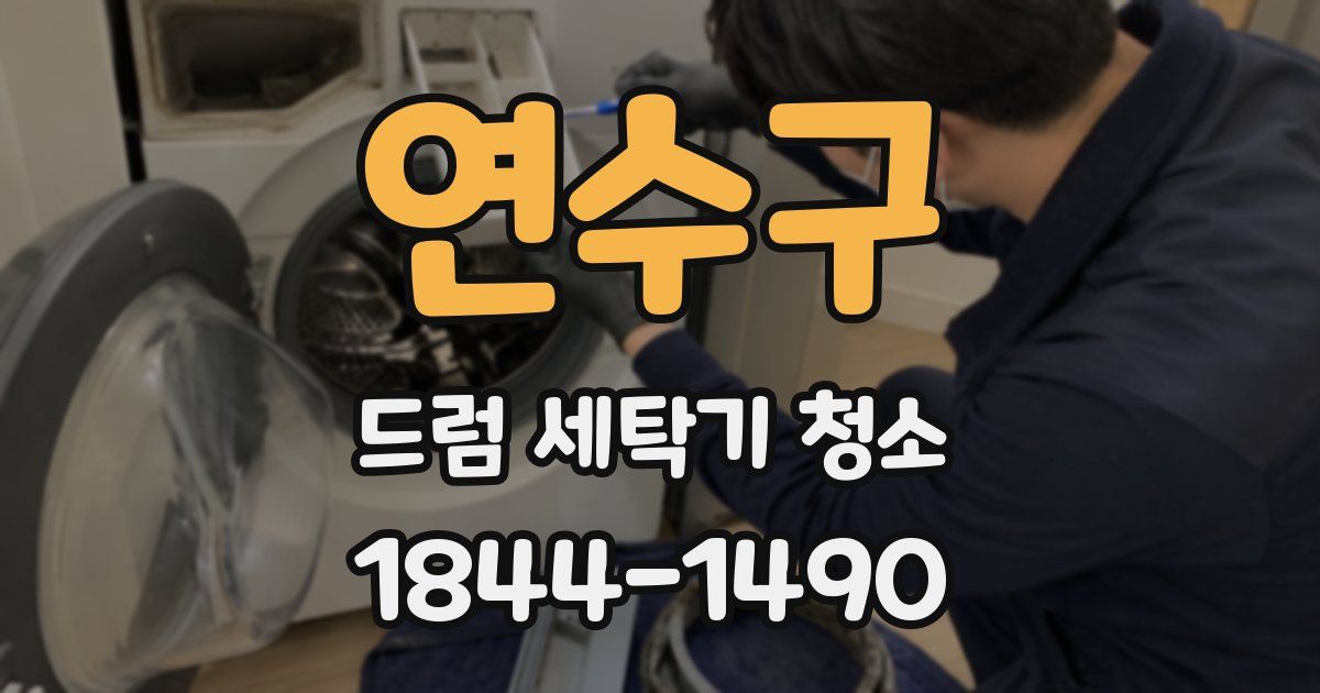 연수구 드럼 세탁기 청소