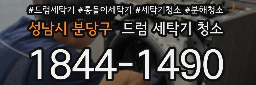 성남시 분당구 드럼 세탁기 청소