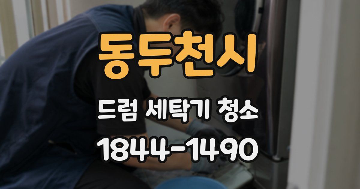 동두천시 드럼 세탁기 청소